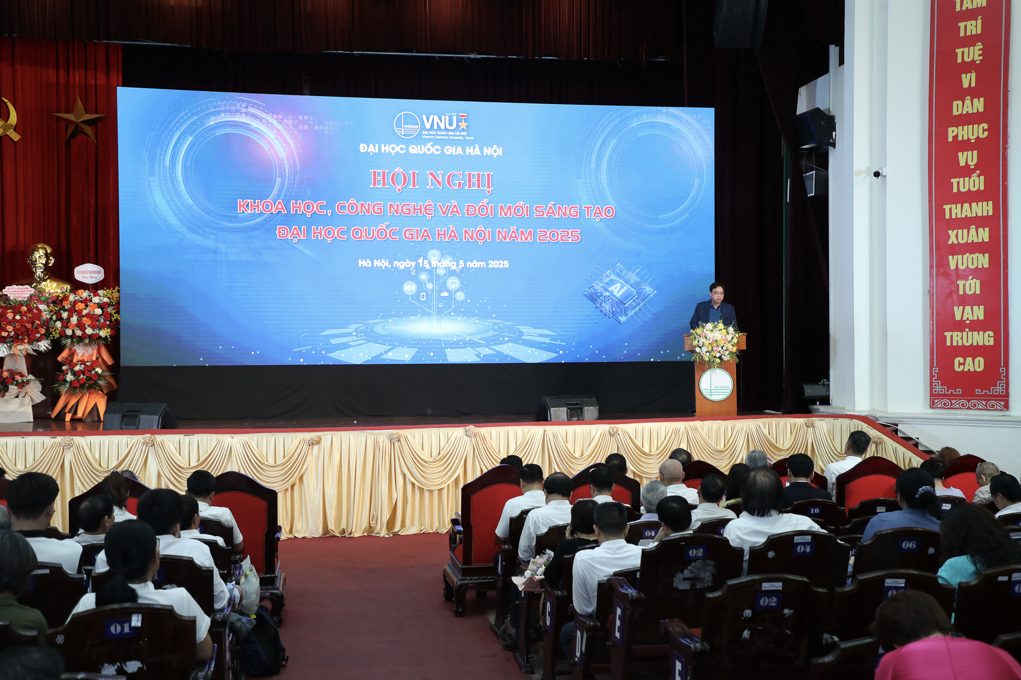 Tổng Giám đốc Công ty cổ phần Tập đoàn MK Nguyễn Trọng Khang cam kết hỗ trợ các nhà khoa học phát triển ý tưởng công nghệ mới